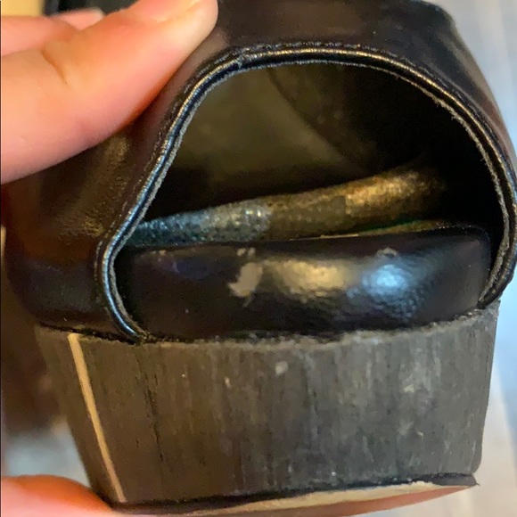 Aldo Peep Toe Black Platform Heels | Size 6 1/2 - Picture 5 of 5